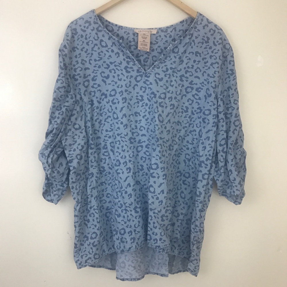 Philosophy Leopard Print Top